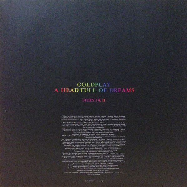 A Head Full Of Dreams | Very Good Plus (VG+) Near Mint (NM) - ALT/INDIE / USED *EXCELLENT+*
