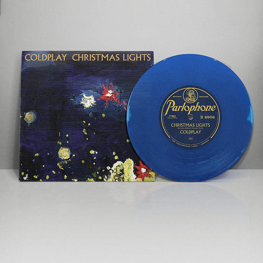 Coldplay Christmas Lights (7" Blue Vinyl Single) 7" Mint (M) Mint (M)