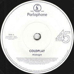 Coldplay Midnight Parlophone, Parlophone 7", S/Sided, RSD, Etch, Ltd Mint (M) Mint (M)