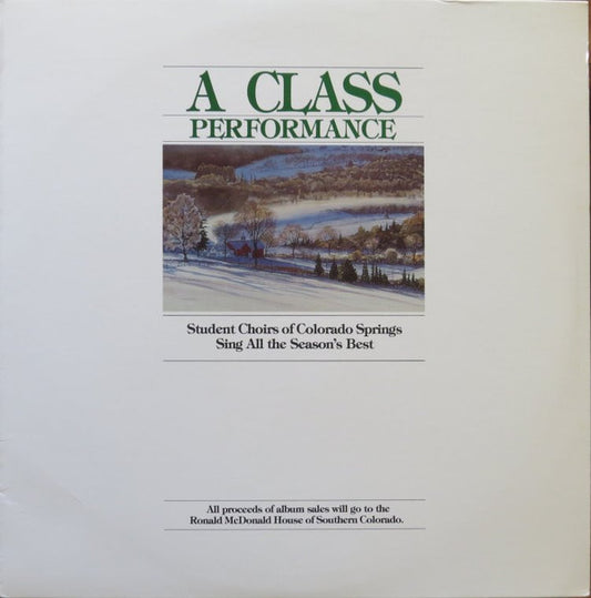 A Class Performance | Mint (M) Mint (M) - CLASSICAL *SEALED*