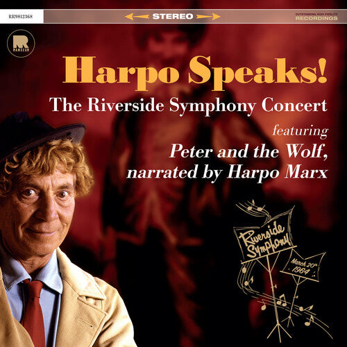 Harpo Marx - (PRESALE 6/5/26) Harpo Speaks!: The Riverside Symphony Concert Featuring Peter And The Wolf (CD) | Mint (M) Mint (M) - COMEDY *NEW*
