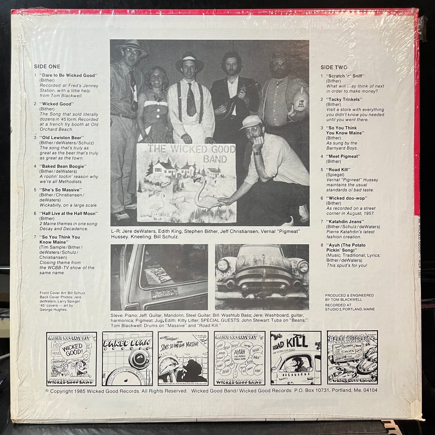 The Wicked Good Band - Dare To Be Wicked Good (VINYL LP WICKED GOOD WGR 1501 1985) | USED Near Mint (NM or M-) Near Mint (NM) - COMEDY / USED *NEAR MINT*