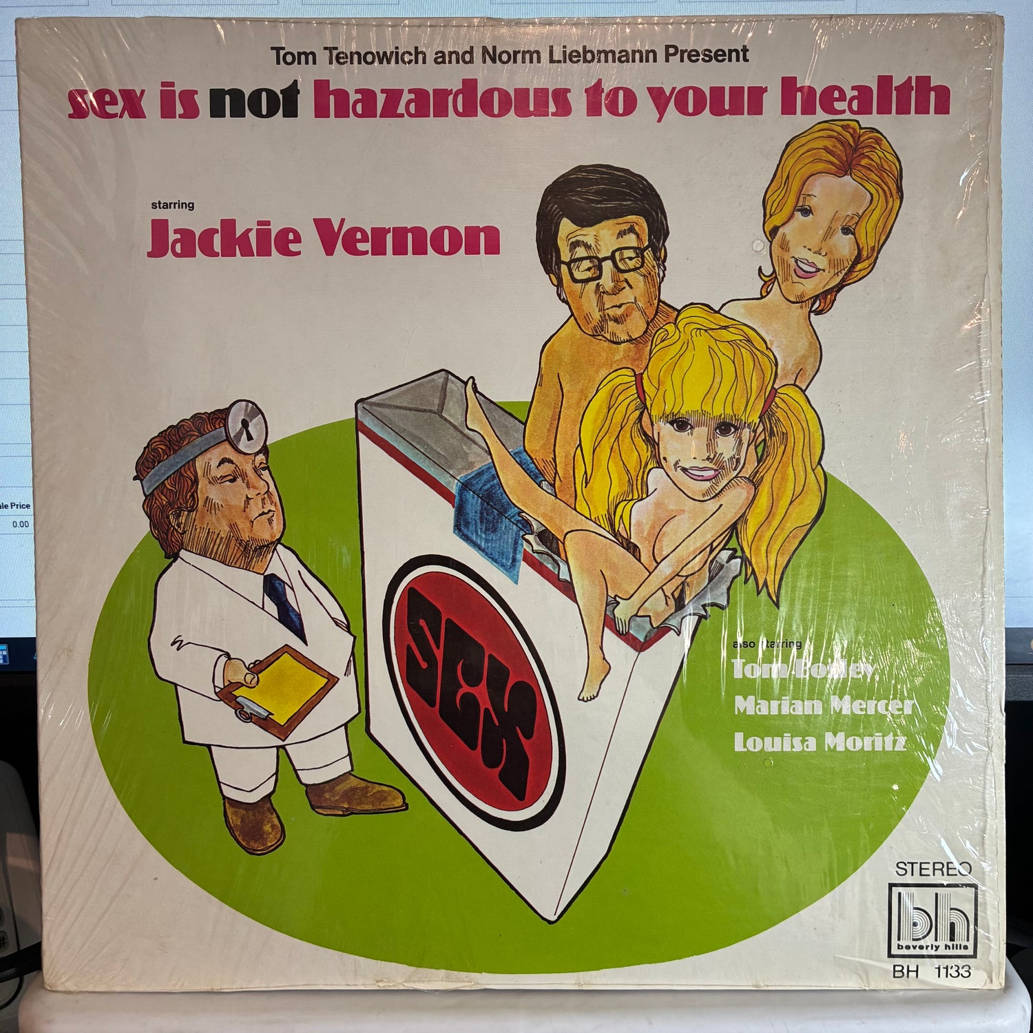 Jackie Vernon - Sex Is Not Hazardous To Your Health (VINYL) | Very Good Plus (VG+) Excellent (EX) - COMEDY / USED *VERY GOOD+*