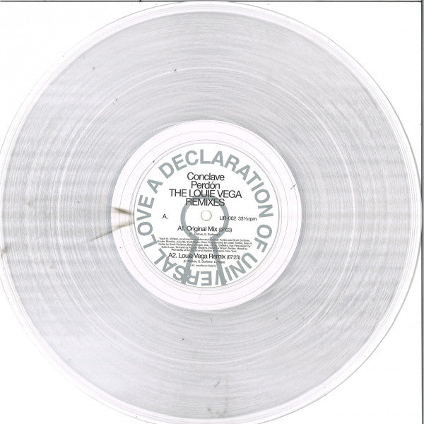 Perdón (The Louie Vega Remixes) | Mint (M) Generic - DEEP HOUSE *COLOR*