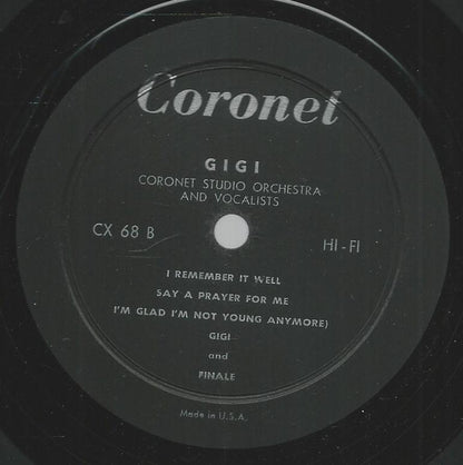 Music And Songs From Lerner And Loewe's Gigi | Very Good Plus (VG+) Near Mint (NM)