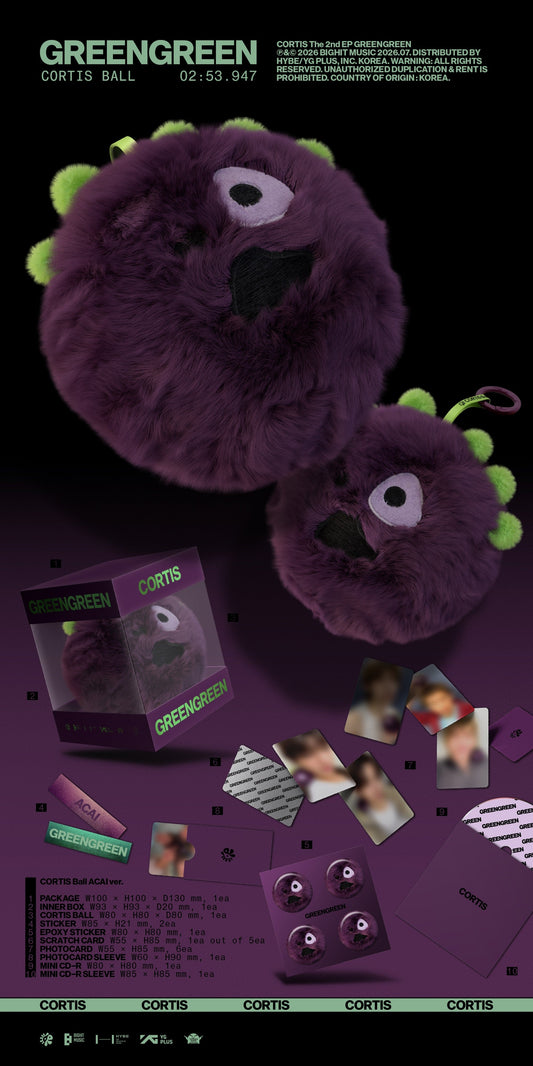CORTIS - Greengreen [Cortis Ball Acai Ver.] |