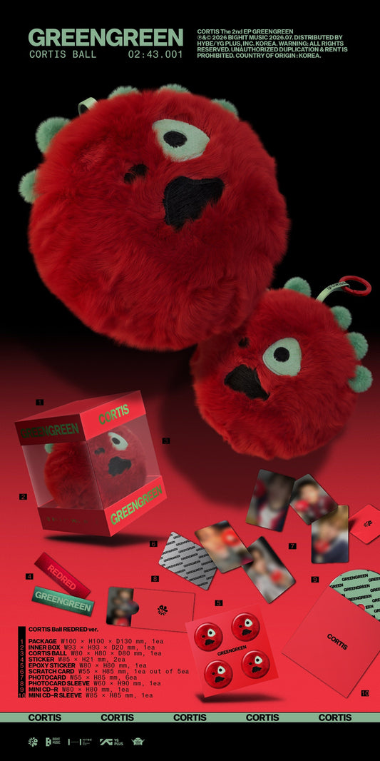 CORTIS - Greengreen [Cortis Ball Redred Ver.] |