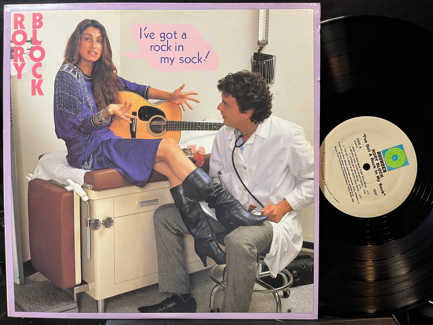 Rory Block - I've Got A Rock In My Sock! (VINYL LP ROUNDER 3097 1986) | USED Near Mint (NM or M-) Near Mint (NM) - COUNTRY/BLUES / USED *NEAR MINT*