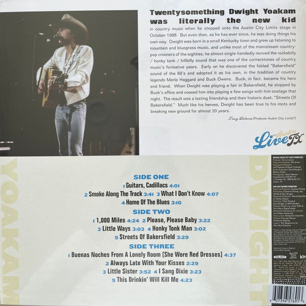 Dwight Yoakam - Live From Austin TX (BABY BLUE) | Mint (M) Mint (M) - COUNTRY *NEW/COLOR*