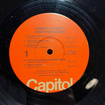 Jimmy Rabbitt And Renegade - Jimmy Rabbitt And Renegade (VINYL) | Excellent+ (EX+) Very Good Plus (VG+) - COUNTRY / USED *EXCELLENT+*