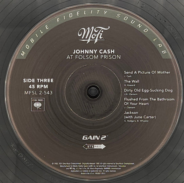 At Folsom Prison | Mint (M) Mint (M) - COUNTRY *SEALED/MFSL/45RPM*