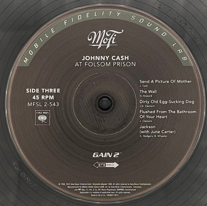 At Folsom Prison | Mint (M) Mint (M) - COUNTRY *SEALED/MFSL/45RPM*