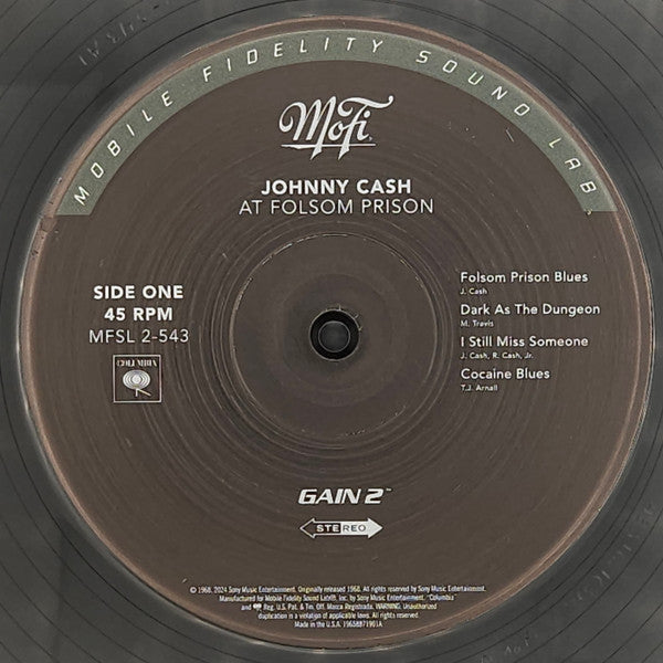 At Folsom Prison | Mint (M) Mint (M) - COUNTRY *SEALED/MFSL/45RPM*