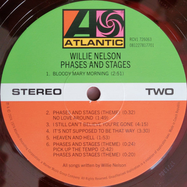 Willie Nelson - Phases And Stages | Mint (M) Mint (M) - COUNTRY *NEW/COLOR/VMP*