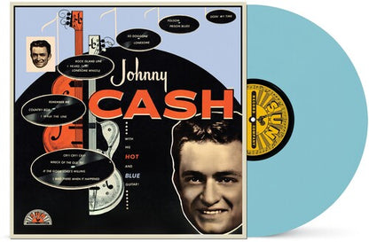 Johnny Cash - (PRESALE 10/16/26) With His Hot and Blue Guitar (REMASTERED BLUE VINYL LP) | NEW - COUNTRY *NEW/COLOR*