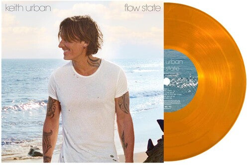 Keith Urban - (PRESALE 7/10/26) Flow State (CLEAR ORANGE VINYL) | Mint (M) Mint (M) - COUNTRY *NEW/COLOR*