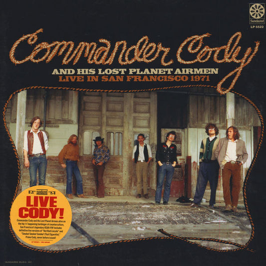Commander Cody And His Lost Planet Airmen - Live In San Francisco 1971 | Mint (M) Mint (M) - COUNTRY *NEW/COLOR*