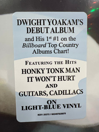 Guitars, Cadillacs, Etc., Etc. (IEX | LIGHT BLUE VINYL) | Mint (M) Mint (M)