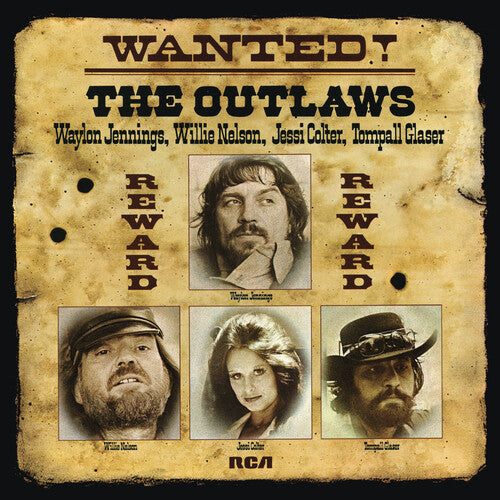 Waylon Jennings & Nelson Colter Glaser - (PRESALE 8/28/26) WANTED! The Outlaws (150G GOLD VINYL LP SONY LEGACY 2026) | NEW Good (G) - COUNTRY *NEW/COLOR*