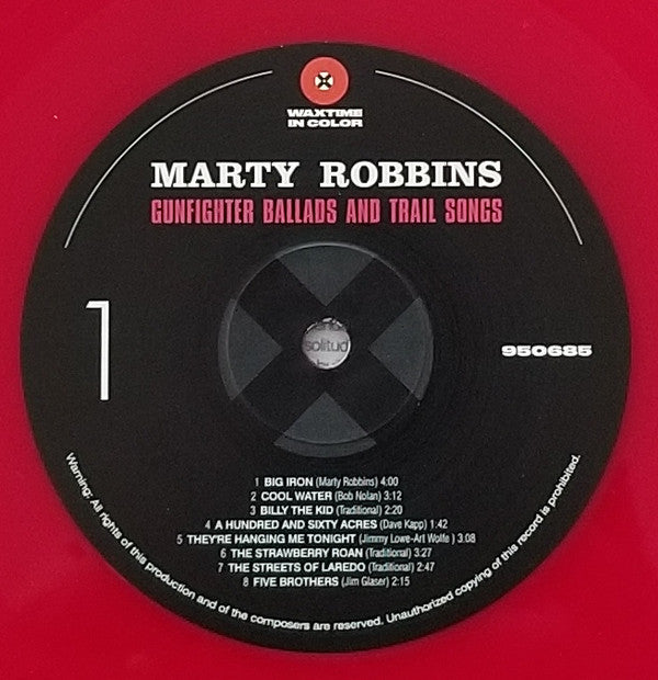 Gunfighter Ballads And Trail Songs (RED VINYL) | Mint (M) Mint (M) - COUNTRY *SEALED/COLOR*