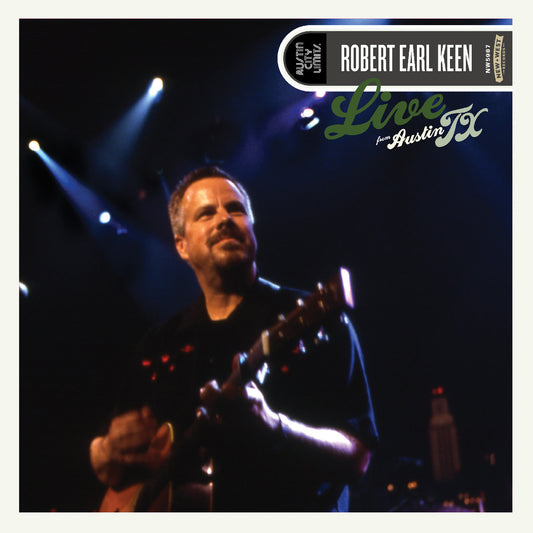 Robert Earl Keen - (PRESALE 8/21/26) Live From Austin, TX (GATEFOLD STICKER RED WHITE BLUE SPLATTER VINYL 2xLP NEW WEST LP-NW-7069IE 2026) | NEW Mint (M) Mint (M) - COUNTRY *NEW/COLOR*