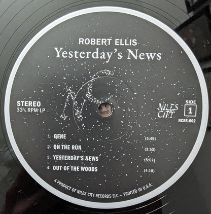 Robert Ellis (2) - Yesterday's News | Mint (M) Mint (M) - COUNTRY *NEW*