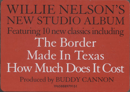 Willie Nelson - The Border | Mint (M) Mint (M) - COUNTRY *NEW*