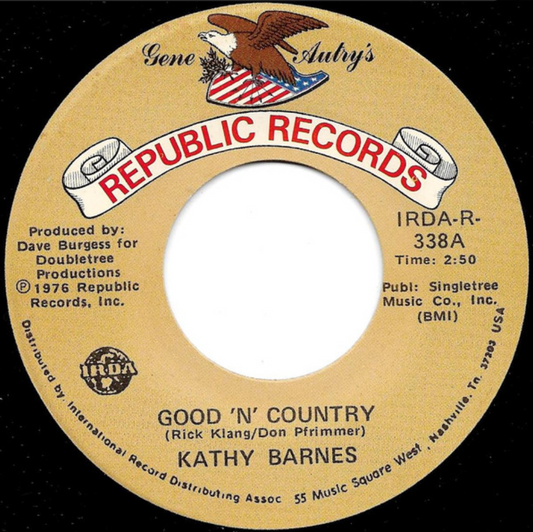 Kathy Barnes - Good 'N' Country / One A Day Heartaches (Digital 45) (MOD CD ESSENTIAL MEDIA MOD 2021) | NEW - COUNTRY *NEW*