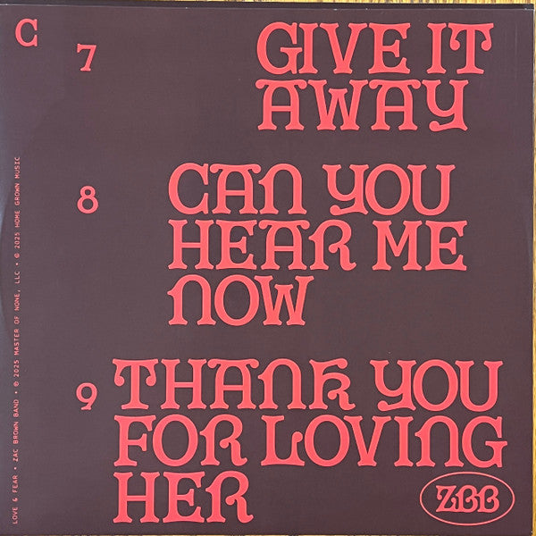Love & Fear (2xVINYL) | - COUNTRY *NEW*