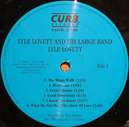 Lyle Lovett And His Large Band (VINYL) | Mint (M) Mint (M) - COUNTRY *NEW*
