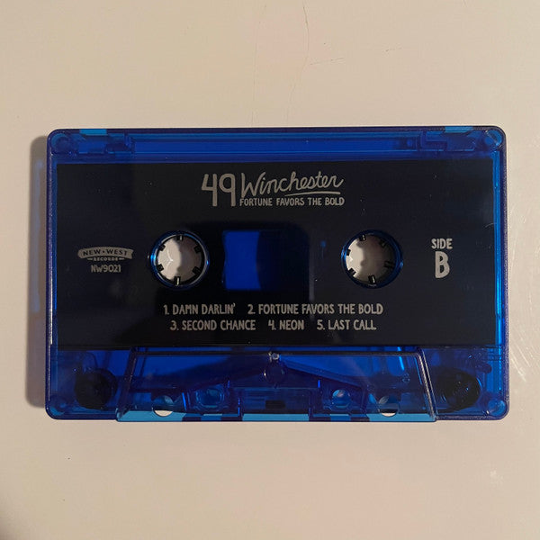 Fortune Favors The Bold (SIGNED / BLUE TRANSPARENT CASSETTE) | Mint (M) Mint (M) - COUNTRY *NEW/COLOR/CASSETTE*