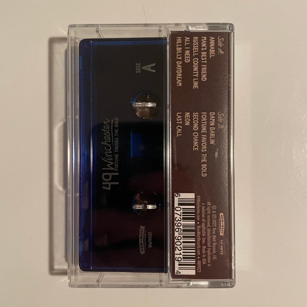 Fortune Favors The Bold (SIGNED / BLUE TRANSPARENT CASSETTE) | Mint (M) Mint (M) - COUNTRY *NEW/COLOR/CASSETTE*