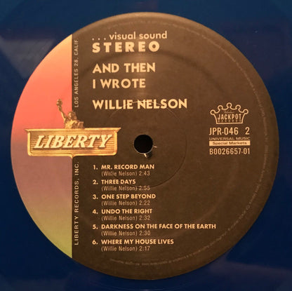 ... And Then I Wrote (TRANSLUCENT BLUE VINYL) | Mint (M) Mint (M) - COUNTRY *SEALED/COLOR*