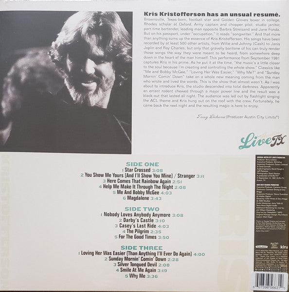 Live From Austin TX | Mint (M) Mint (M) - COUNTRY *SEALED/COLOR*