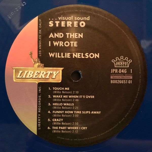 ... And Then I Wrote (TRANSLUCENT BLUE VINYL) | Mint (M) Mint (M) - COUNTRY *SEALED/COLOR*