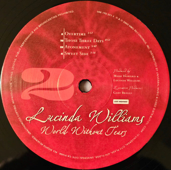 World Without Tears (2xVINYL) | Mint (M) Mint (M) - COUNTRY *SEALED*