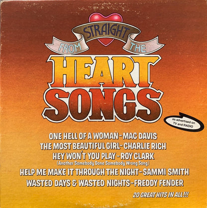 Various - Straight From The Heart Songs | Mint (M) Near Mint (NM) - COUNTRY *SEALED*