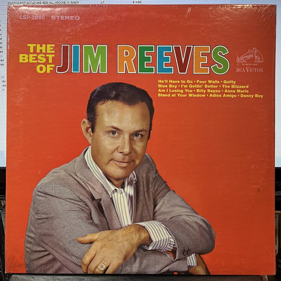 The Best Of Jim Reeves (VINYL) | Mint (M) Mint (M) - COUNTRY *SEALED*