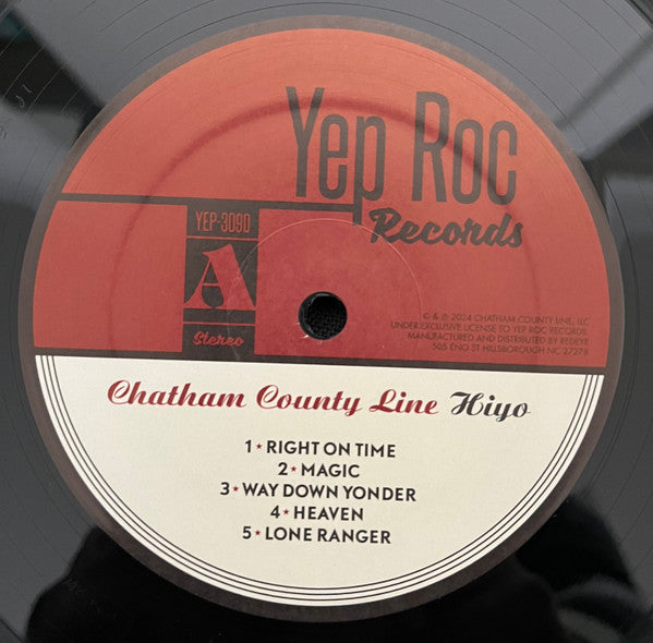 Chatham County Line - Hiyo | Mint (M) Mint (M) - COUNTRY *SIGNED*