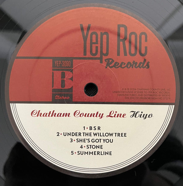 Chatham County Line - Hiyo | Mint (M) Mint (M) - COUNTRY *SIGNED*