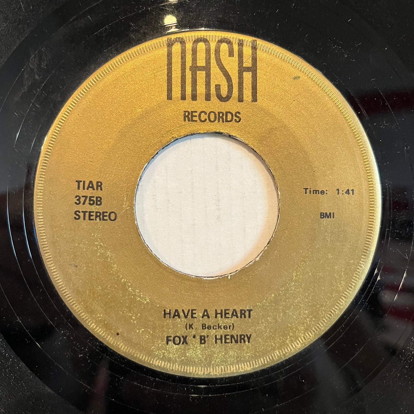 Fox B Henry - Have A Heart / Climb Till Your Dreams Come True | Good Plus (G+) Generic - COUNTRY / USED 7"