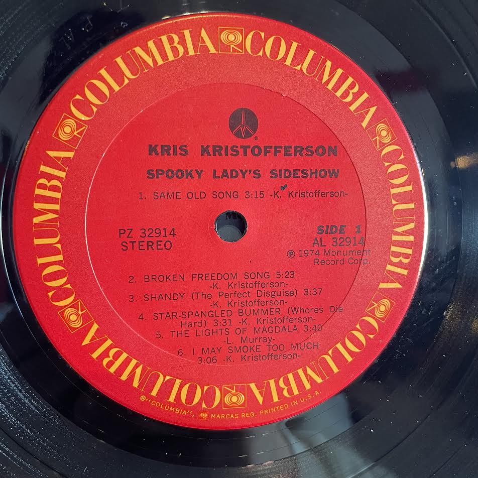 Spooky Lady's Sideshow (VINYL) | Excellent+ (EX+) Excellent+ (EX+) - COUNTRY / USED *EXCELLENT+*