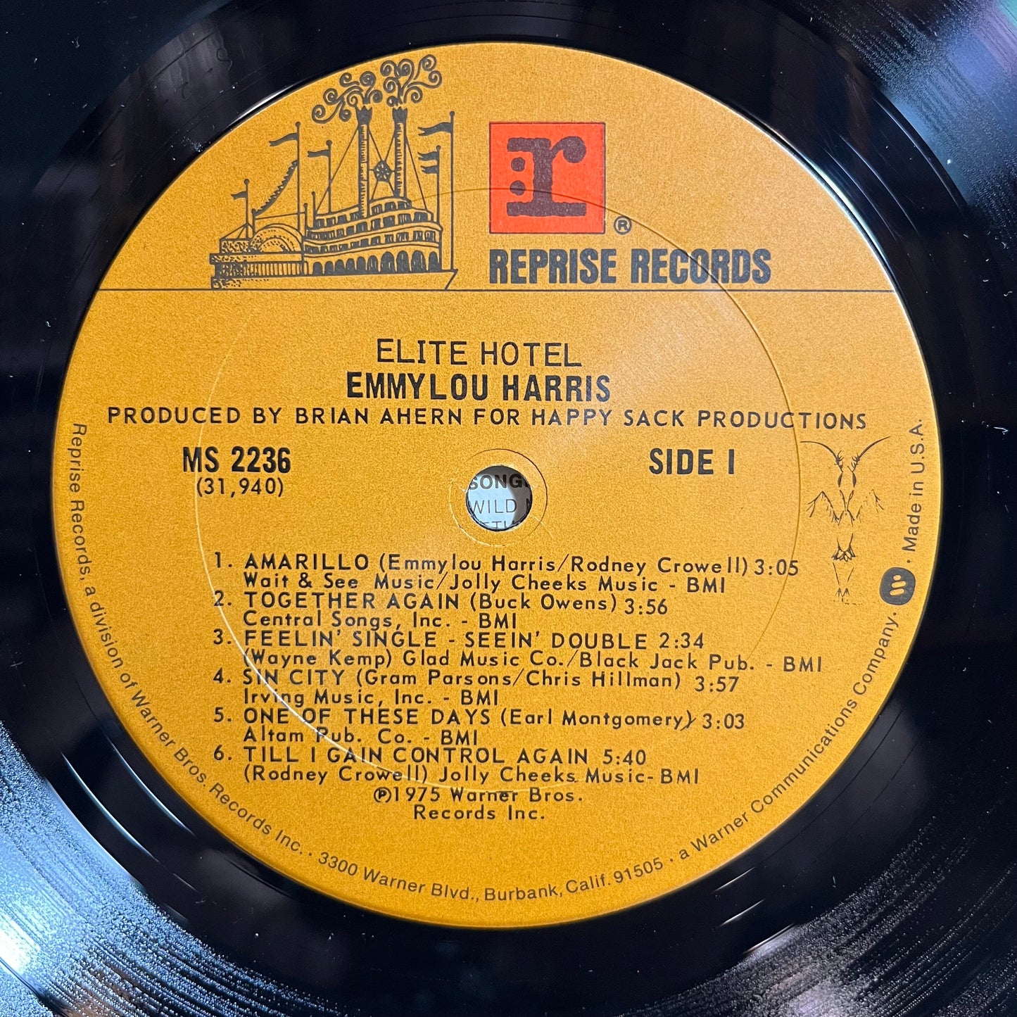 Elite Hotel (VINYL) | Excellent+ (EX+) Excellent+ (EX+) - COUNTRY / USED *EXCELLENT+*