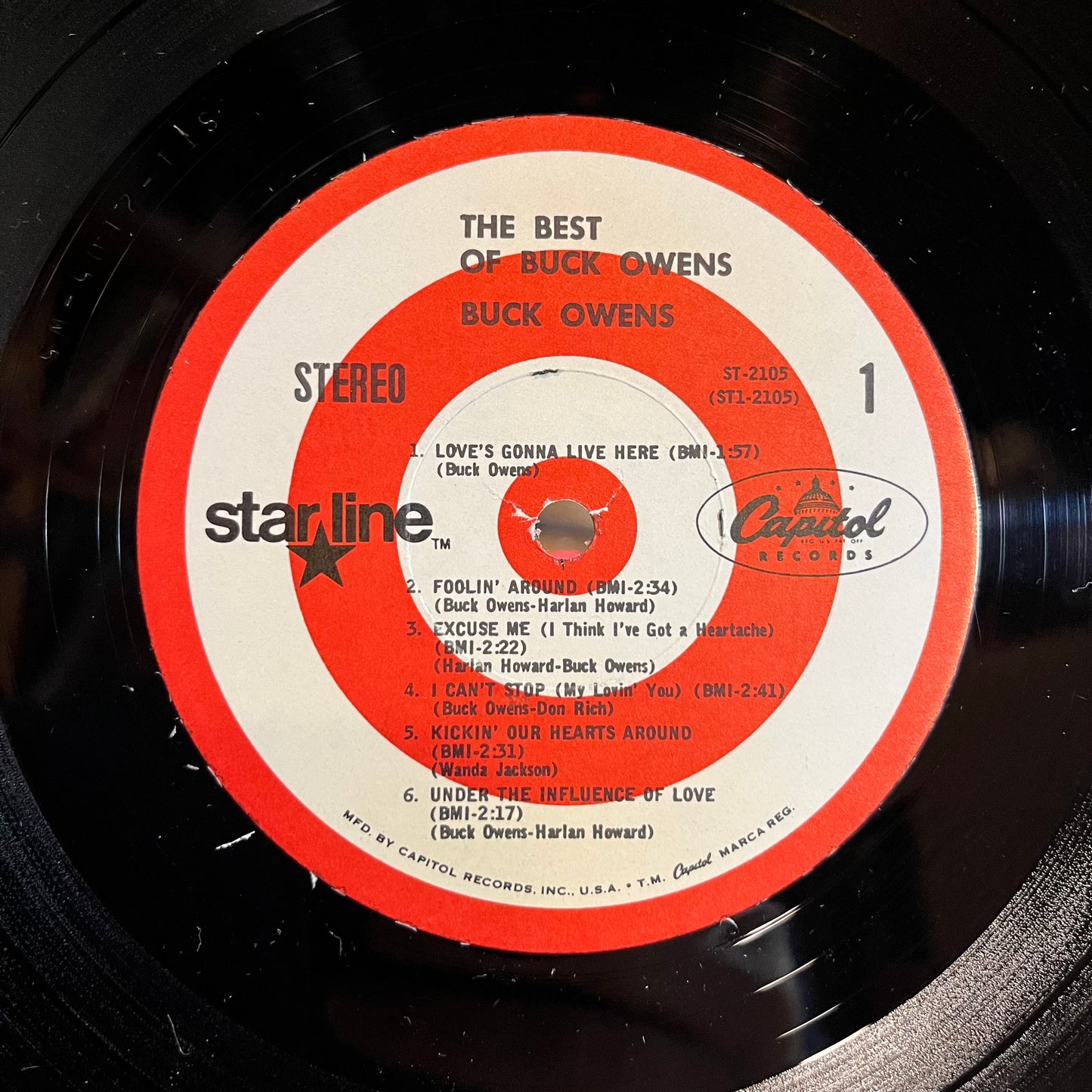 The Best Of Buck Owens (VINYL) | Excellent+ (EX+) Excellent (EX) - COUNTRY / USED *EXCELLENT+*