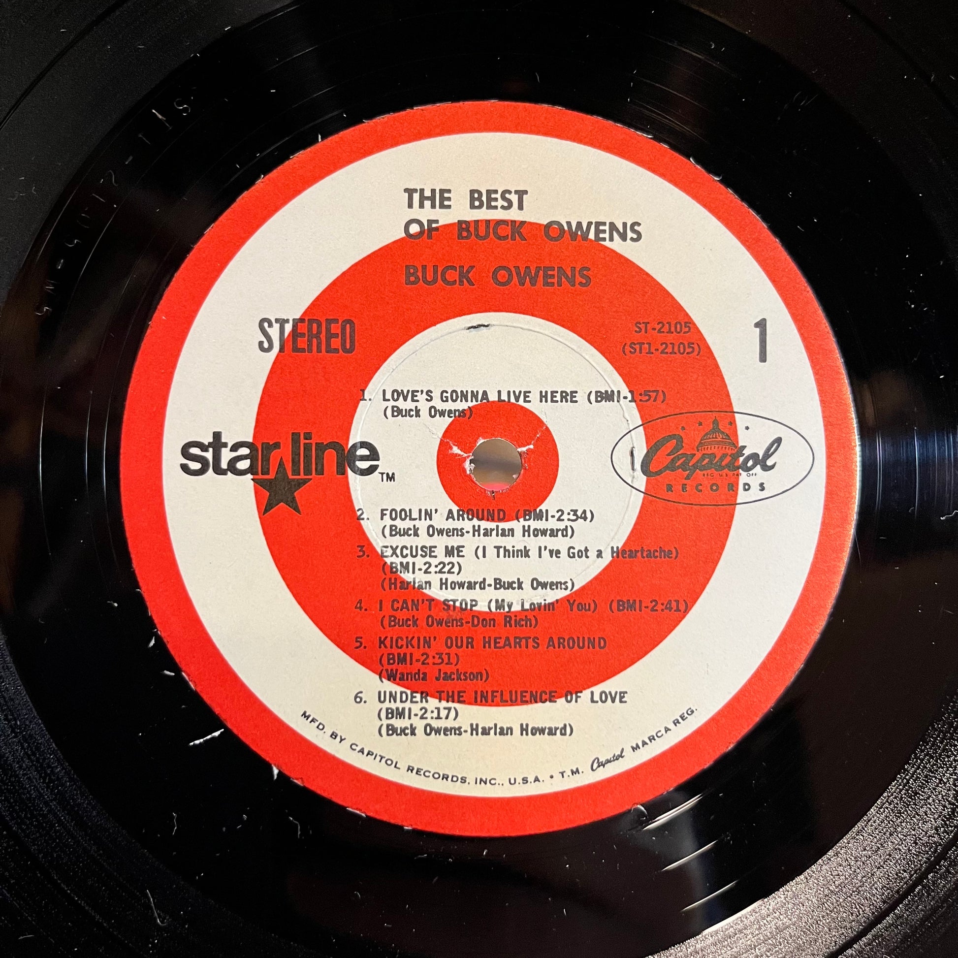 The Best Of Buck Owens (VINYL) | Excellent+ (EX+) Excellent (EX) - COUNTRY / USED *EXCELLENT+*