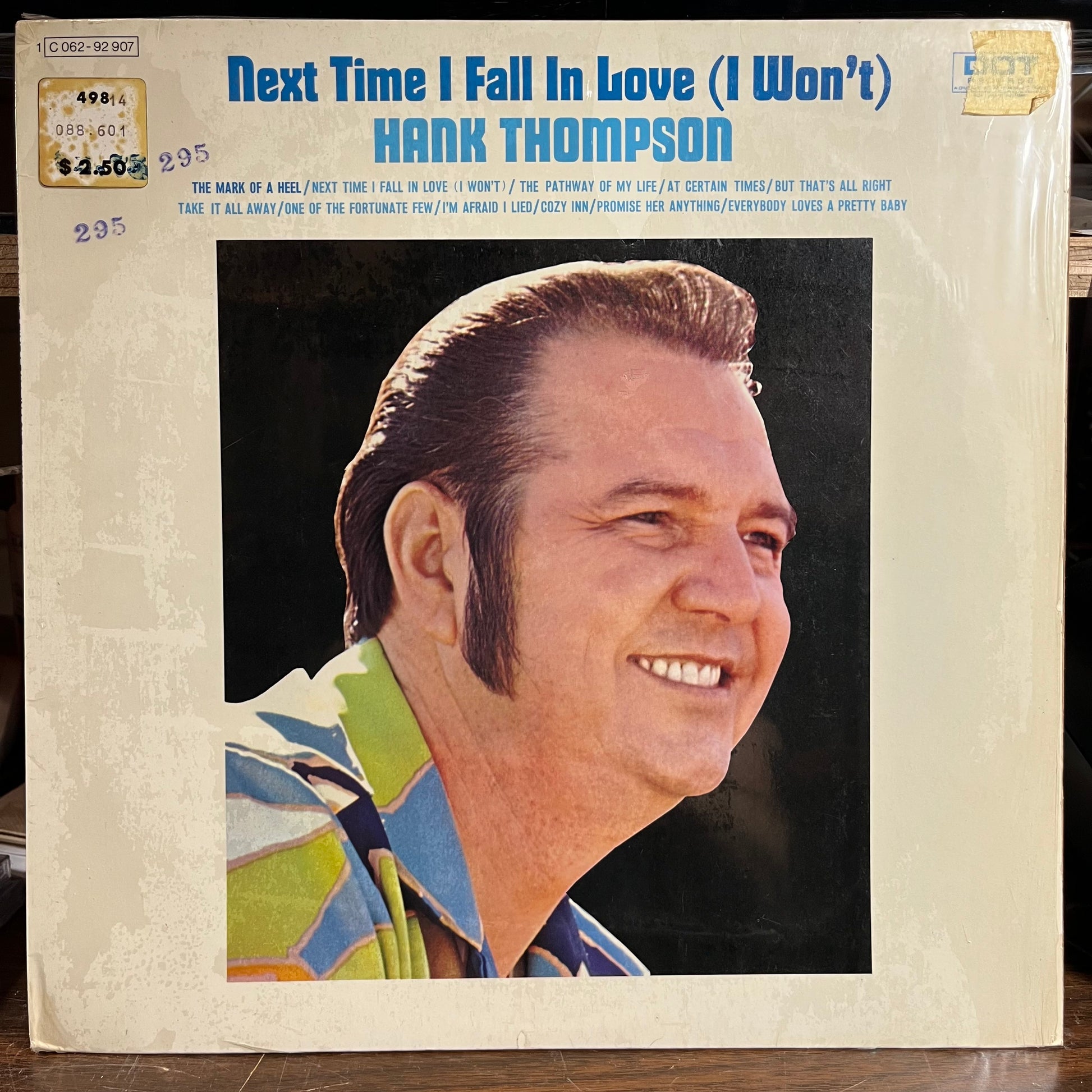 Next Time I Fall In Love (I Won't) (GERMAN VINYL) | Excellent+ (EX+) Near Mint (NM) - COUNTRY / USED *EXCELLENT+*