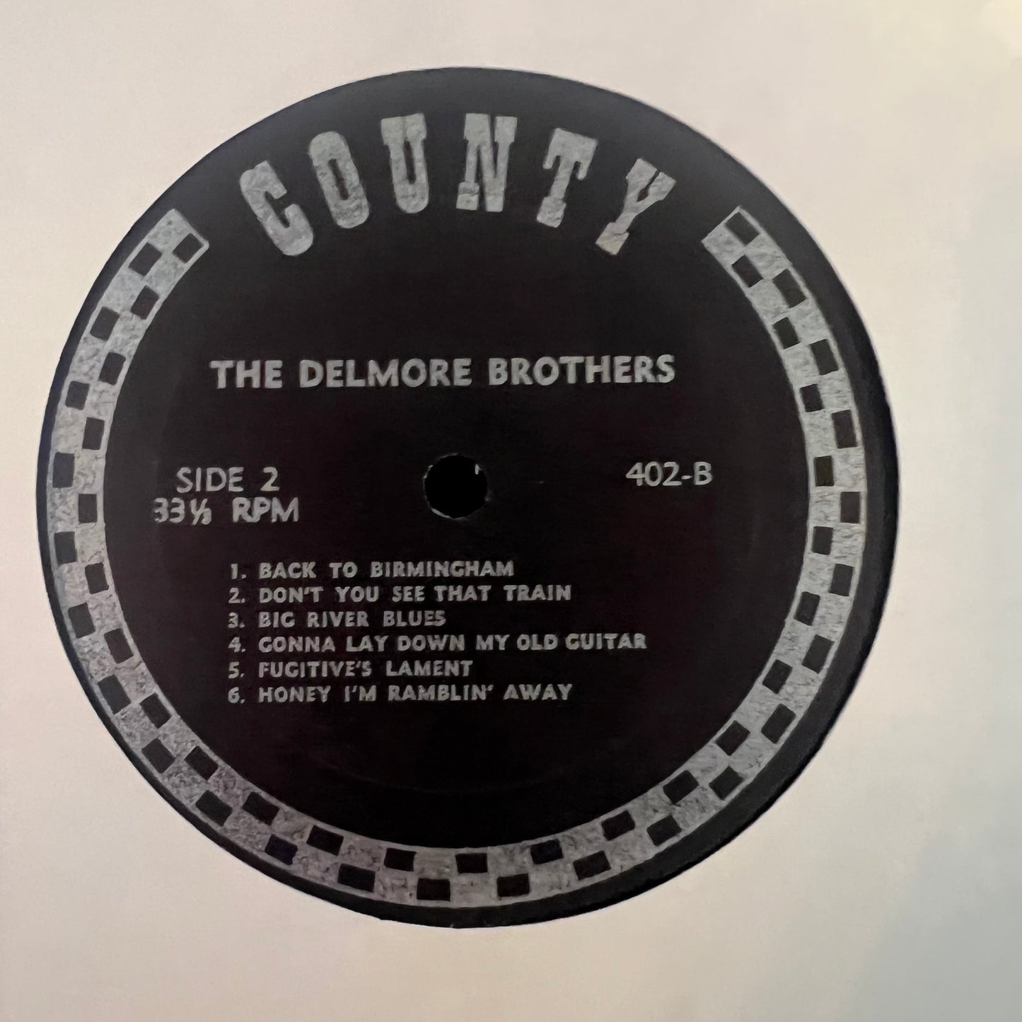 The Delmore Brothers Brown's Ferry Blues: 1933-41 Recordings LP Excellent (EX) Excellent (EX)