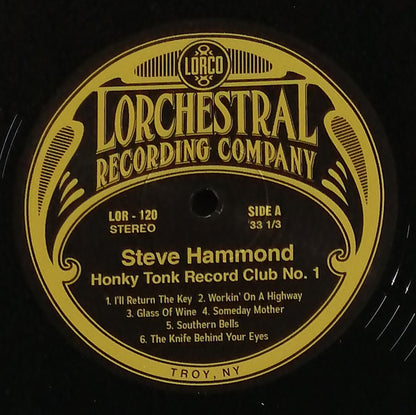 Steve Hammond (5) - Honky Tonk Record Club No. 1 | Excellent (EX) Near Mint (NM) - COUNTRY / USED *EXCELLENT+*