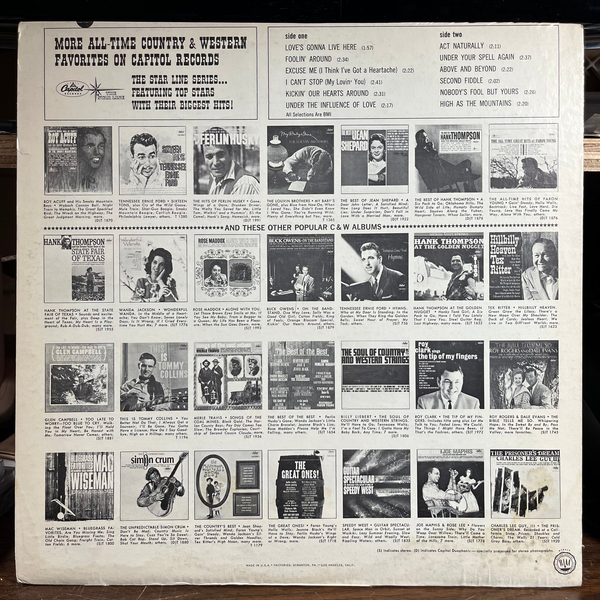 The Best Of Buck Owens (VINYL) | Excellent+ (EX+) Excellent (EX) - COUNTRY / USED *EXCELLENT+*