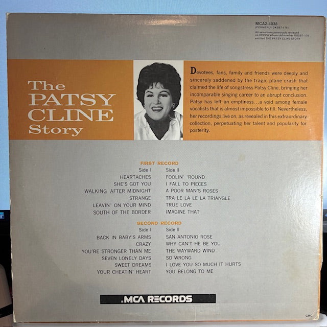 The Patsy Cline Story (2x VINYL) | Excellent (EX) Excellent (EX) - COUNTRY / USED *EXCELLENT*
